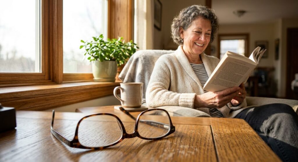 Light reading is acceptable after cataract surgery
